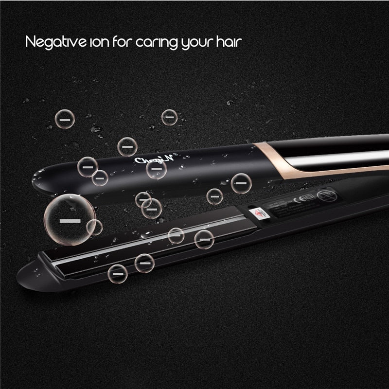 KM-2219 Infrared Hair Straightener and Curler