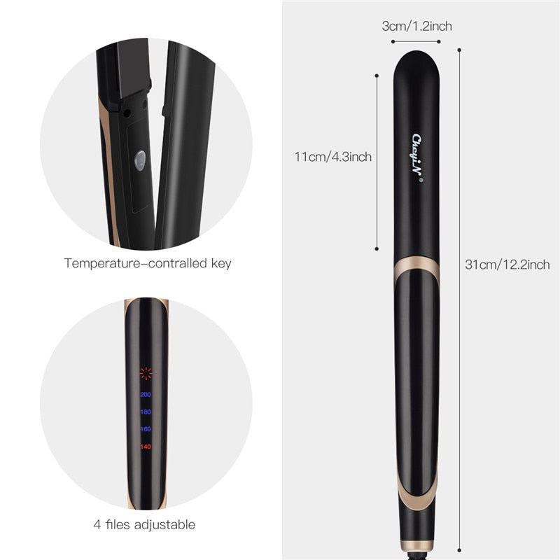 KM-2219 Infrared Hair Straightener and Curler
